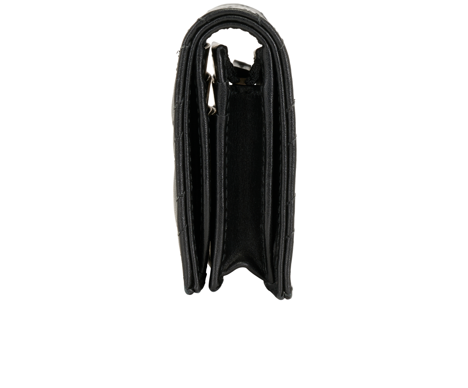 Gucci GG Marmont Card Case Wallet, &pound;180, Accessories, Black, Leather, Bottom view